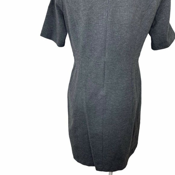 WHITE HOUSE BLACK MARKET GRAY SIZE 10 PONTE KNIT W - Picture 9 of 12